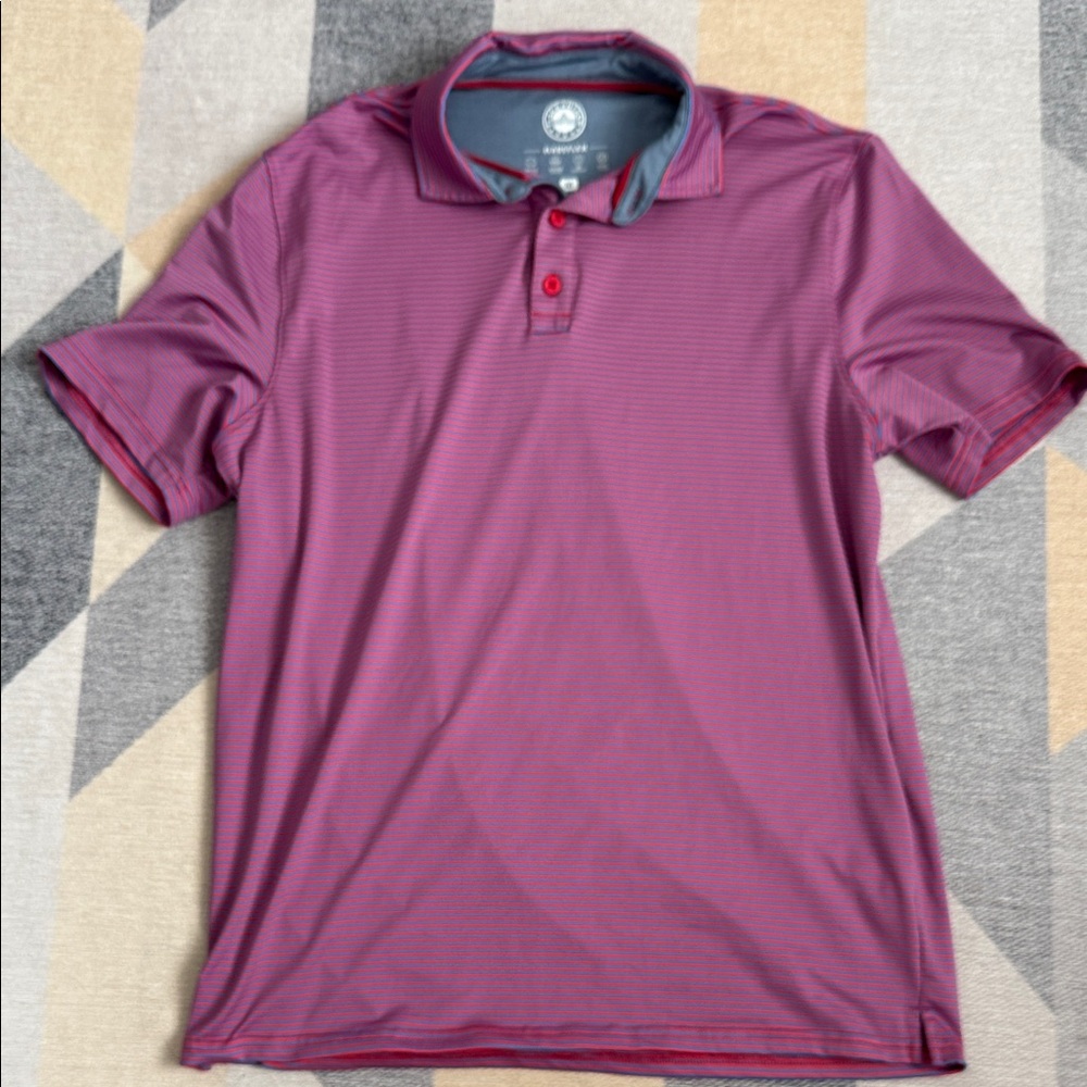 Classic Striped Polo Shirt